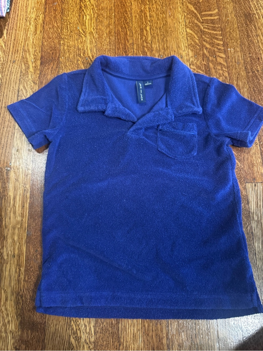 Janie and Jack Royal Blue Short Sleeve Terry Polo